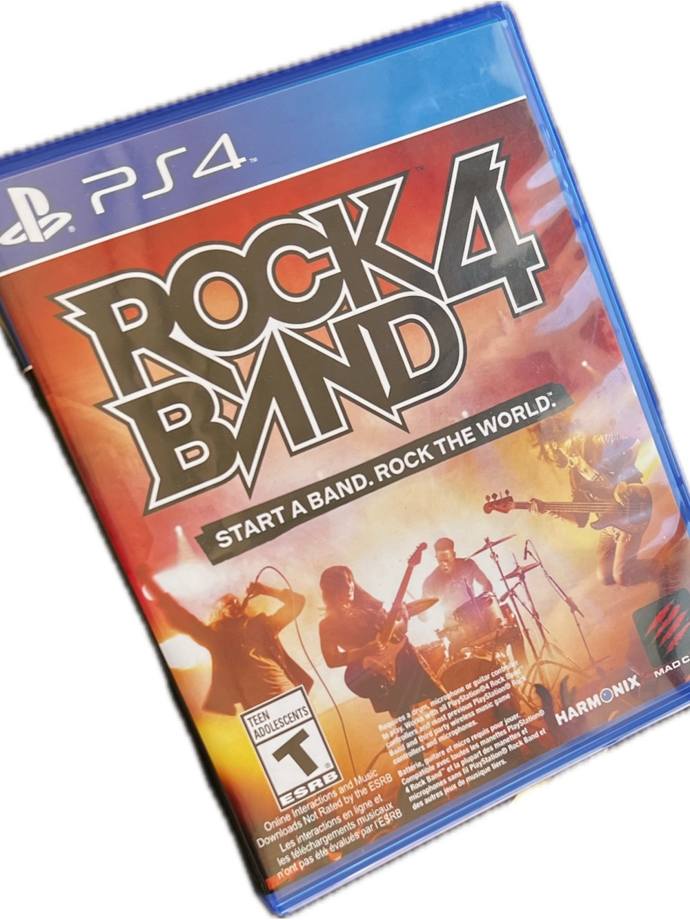 Sony PS4 Rock Band 4 in Blue Case
